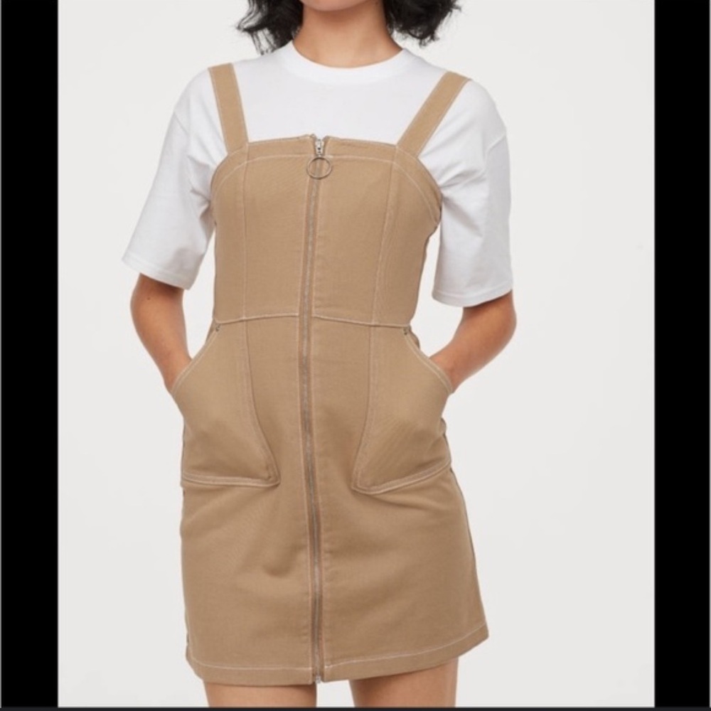 🌼Divided by H&M brown dress
